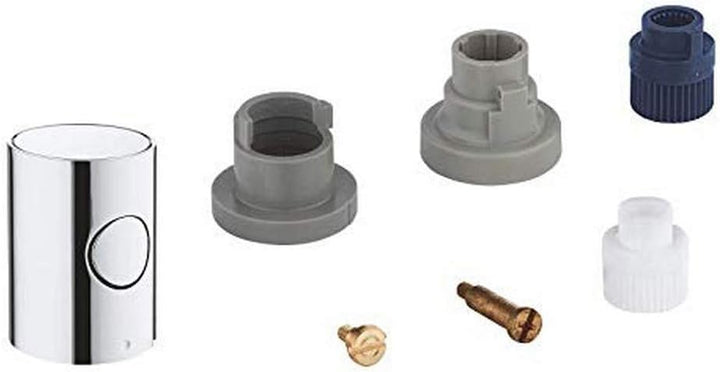 GROHE | Zubehör - Thermostat-Kompaktkartusche | 1/2 Zoll | 47439000 & Metallgriff 1/2" (langlebige O