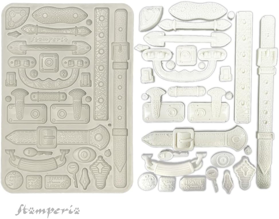Stamperia - Silicon Mould A5 for Scrapbooks, Bullet Journals and More, Non-Stick, Suitable for Air-D