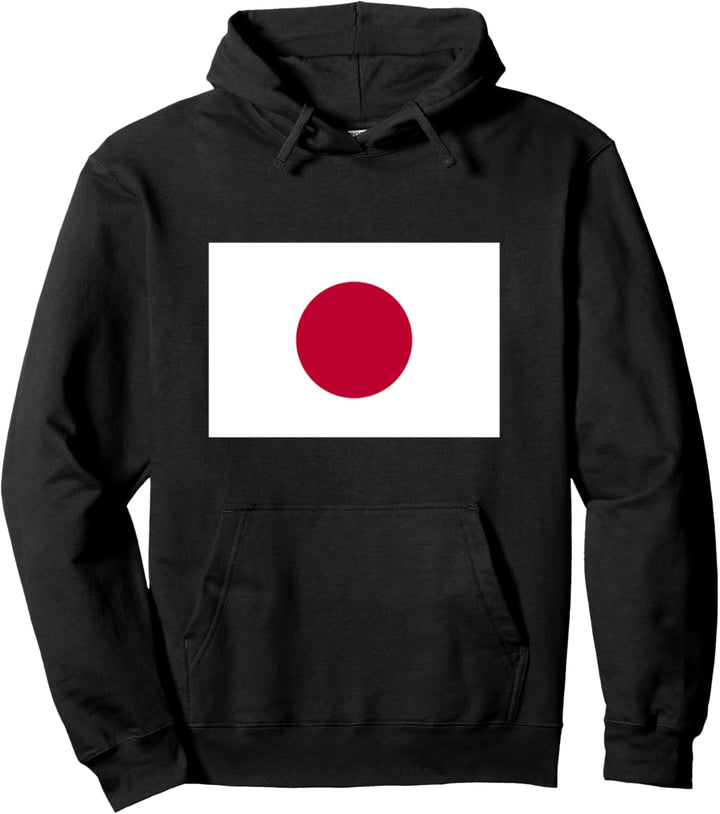 Japan Fahne Japan Silhouette Rote Sonne Originalfarben Pullover Hoodie