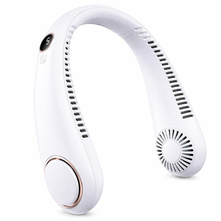 CNMTCCO Tragbarer Nackenventilator Hals Ventilator Mini USB Nackenventilator mit Kühlung, 5 Geschwin