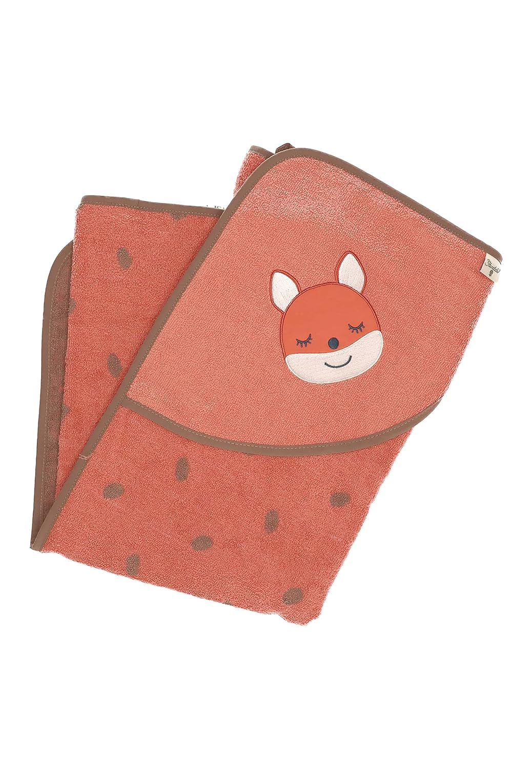 Sterntaler Baby Mädchen Badetuch Baby GOTS Enna - Badeponcho Baby, Kapuzenhandtuch, Badehandtuch Kin