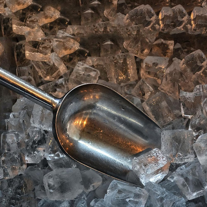 Edelstahl Eiseimer 2L Eiswürfelbehälter Edelstahl mit Deckel Doppelstöckiger Eiswürfelbehälter mit E