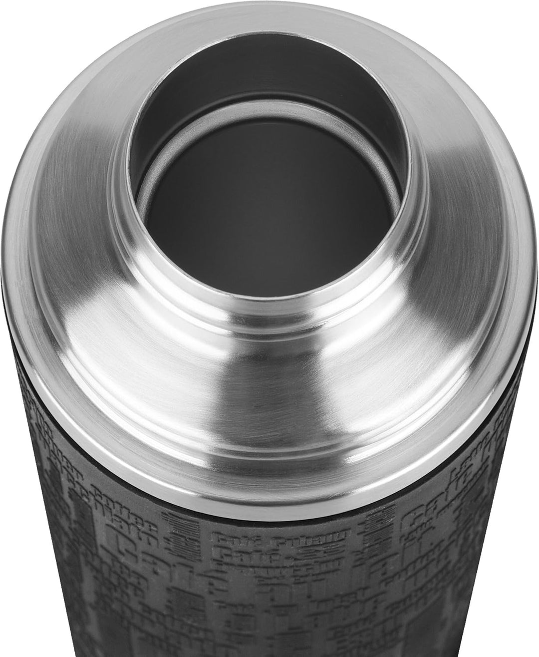 Emsa Senator Isolierflasche 515714 | Kapazität: 1,0 L | 100 Prozent dicht | Silikonmanschette | Safe