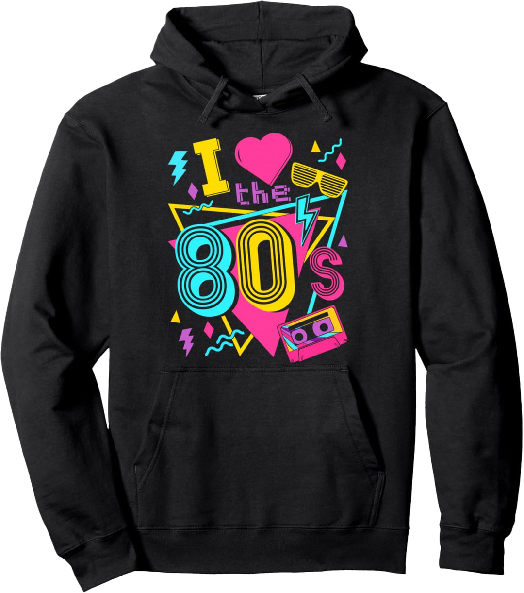 Ich liebe die 80er I Love the 80s Pullover Hoodie