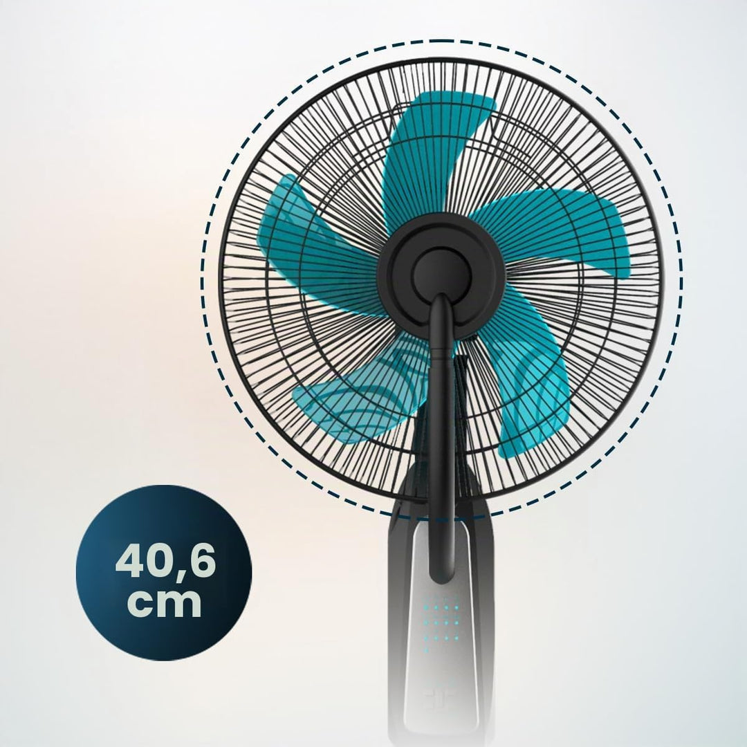 Cecotec Wasservernebler Ventilator mit Fernbedienung EnergySilence 490 Freshessence, 90 W, Durchmess