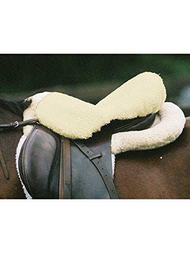 Engel Reitsport Lammfell Sattelsitzbezug englisch Farbe Babyblau hellblau Grösse M (Sabez 1)