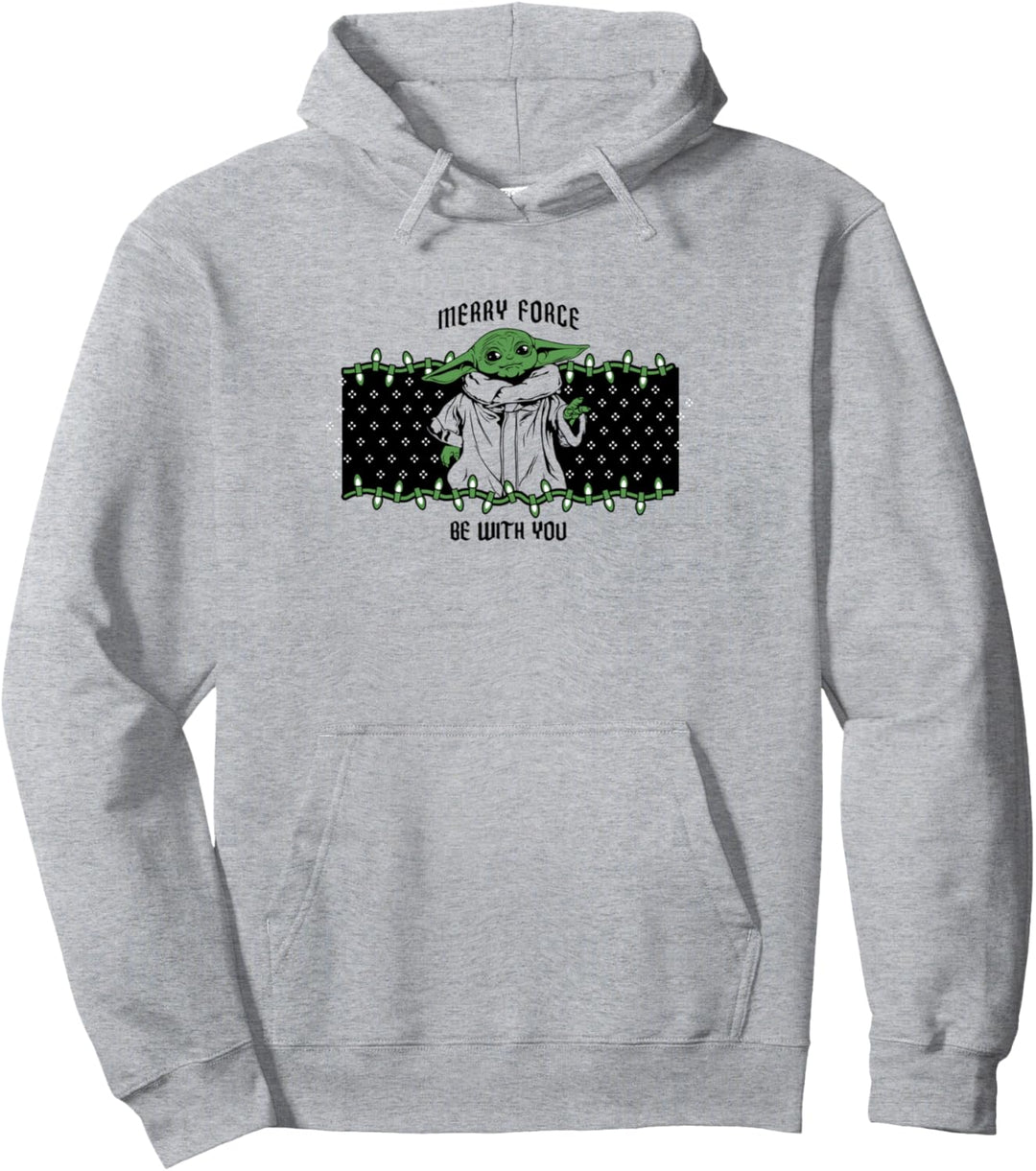 Star Wars: The Mandalorian Christmas Merry Force Be With You Pullover Hoodie