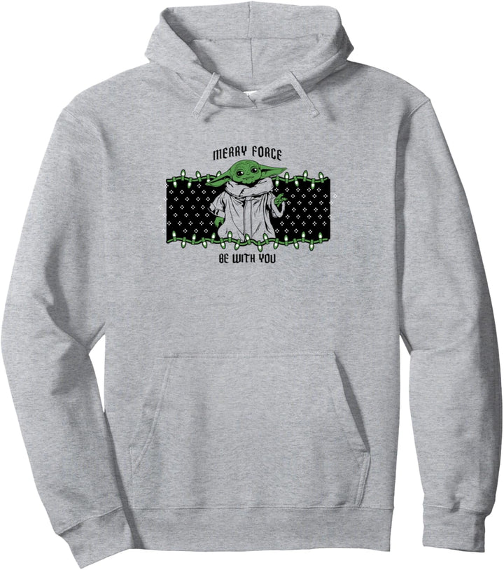 Star Wars: The Mandalorian Christmas Merry Force Be With You Pullover Hoodie