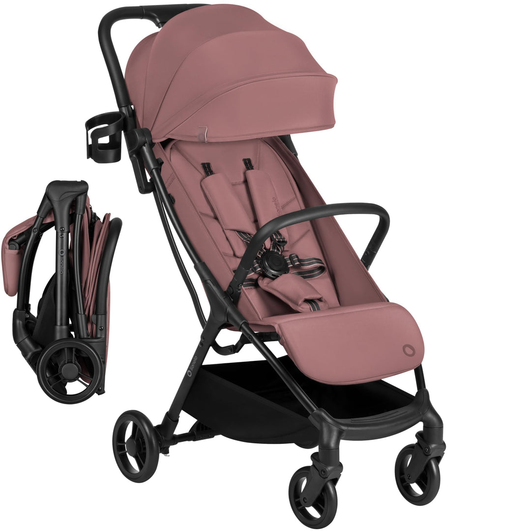 Lionelo Agia Reisebuggy Bis 22 kg, Leichter Buggy Kinderwagen ab 6 Monaten, Klein Zusammenklappbar m