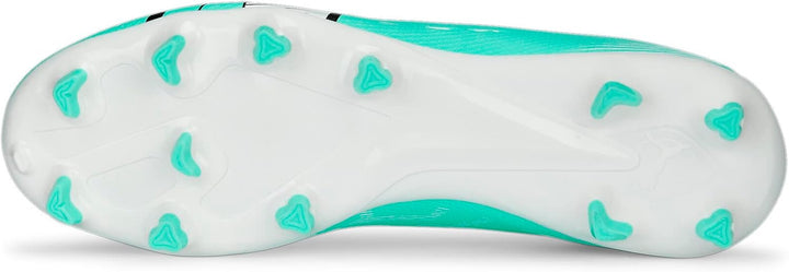 PUMA Herren Ultra Play Fg/Ag Fussballschuh 40.5 EU Electric Peppermint Puma White Fast Yellow, 40.5