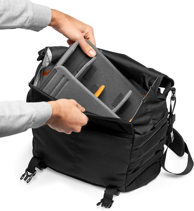 Lowepro ProTactic MG 160 AW II Umhängetasche für spiegellose/DSLR, QuickShelf Fachteiler für Foto- u