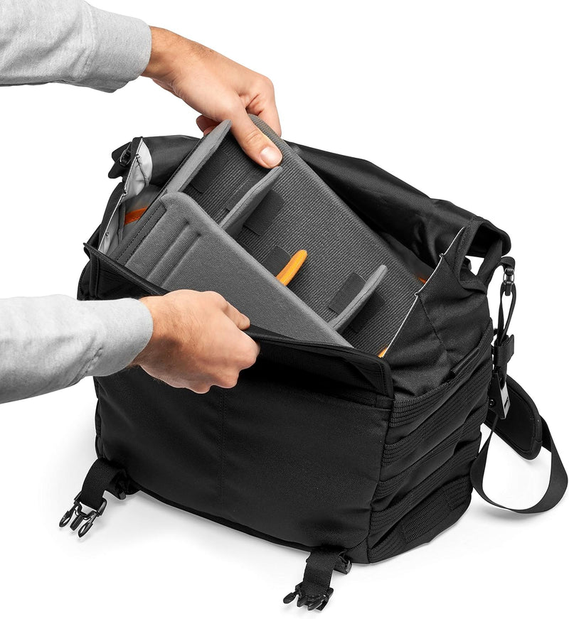 Lowepro ProTactic MG 160 AW II Umhängetasche für spiegellose/DSLR, QuickShelf Fachteiler für Foto- u