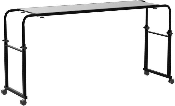 ELONEO maxVitalis Über-Betttisch auf Rollen höhenverstellbar/breitenverstellbar, Overbed Table, Mobi