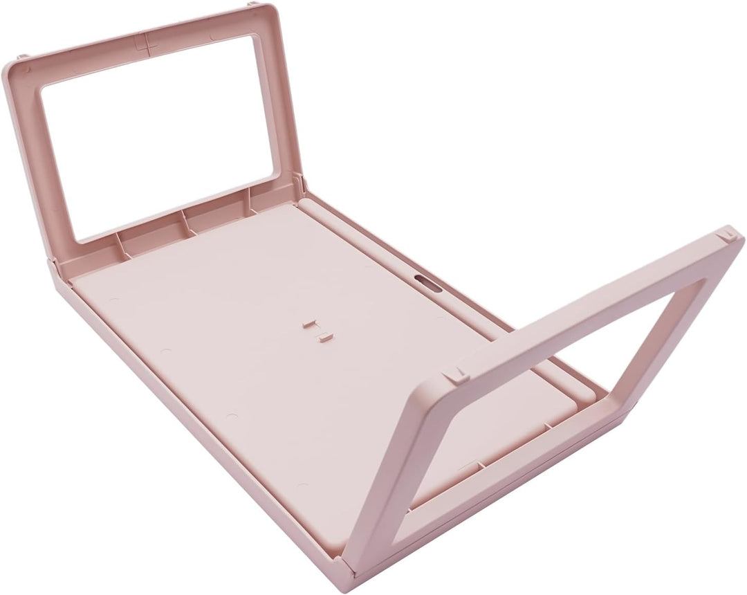 OUKANING 4er-Set klappbarer Betttisch aus Kunststoff, Stabiler Laptoptisch für Couch, Sofa und Bett,