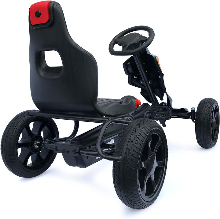 Kinder Pedal Go Kart - 5-12 Jahre, Mit Pedal, Shaum Reifen Eva Wheels