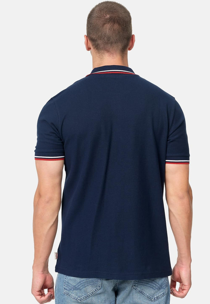 Lonsdale Herren Moyne Poloshirt S Navy/Red/White, S Navy/Red/White