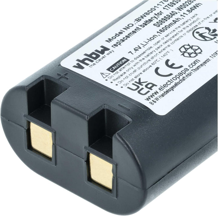 vhbw 2X Akku Ersatz für Dymo W002856, 1759398, S0895840 für Drucker Kopierer Scanner Etiketten-Druck
