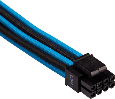 Corsair Premium Sleeved Netzteil Pro-Kabel-Set Typ4 (Generation 4-Serie) Blau/Schwarz Pro-Set Blau/S