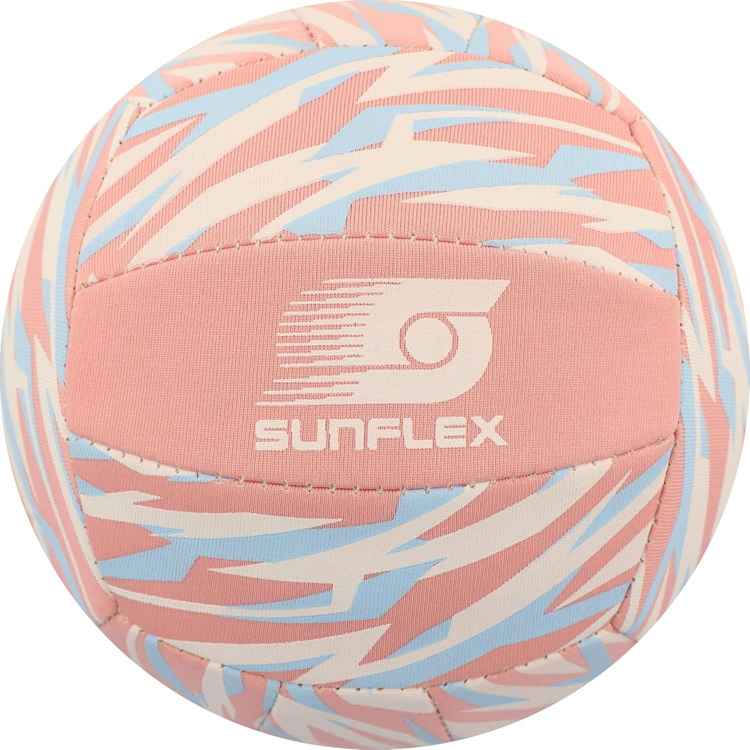 Sunflex® Beach- und Funball Size 3 Pastelflow Linie | Wasserfester Neoprenball mit rutschfestem Grip