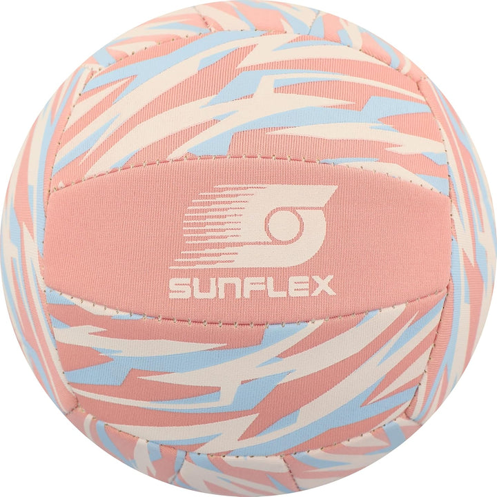 Sunflex® Beach- und Funball Size 3 Pastelflow Linie | Wasserfester Neoprenball mit rutschfestem Grip
