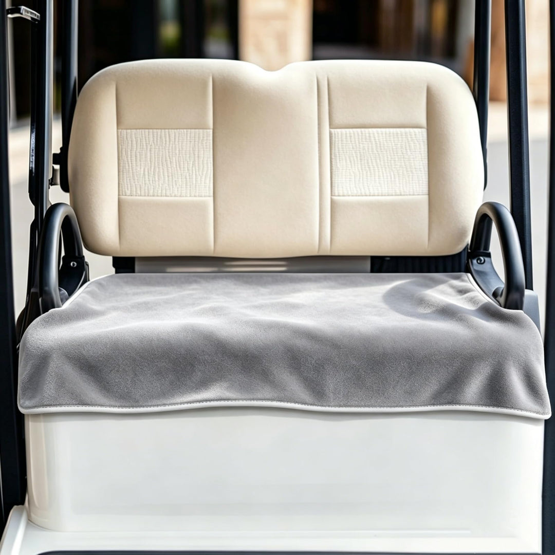 ORIGACH Graue Golfwagen Sitzbezüge, Universal Golfwagen Sitzdecke Für Kühlen Und Bequemen Sitz, Golf
