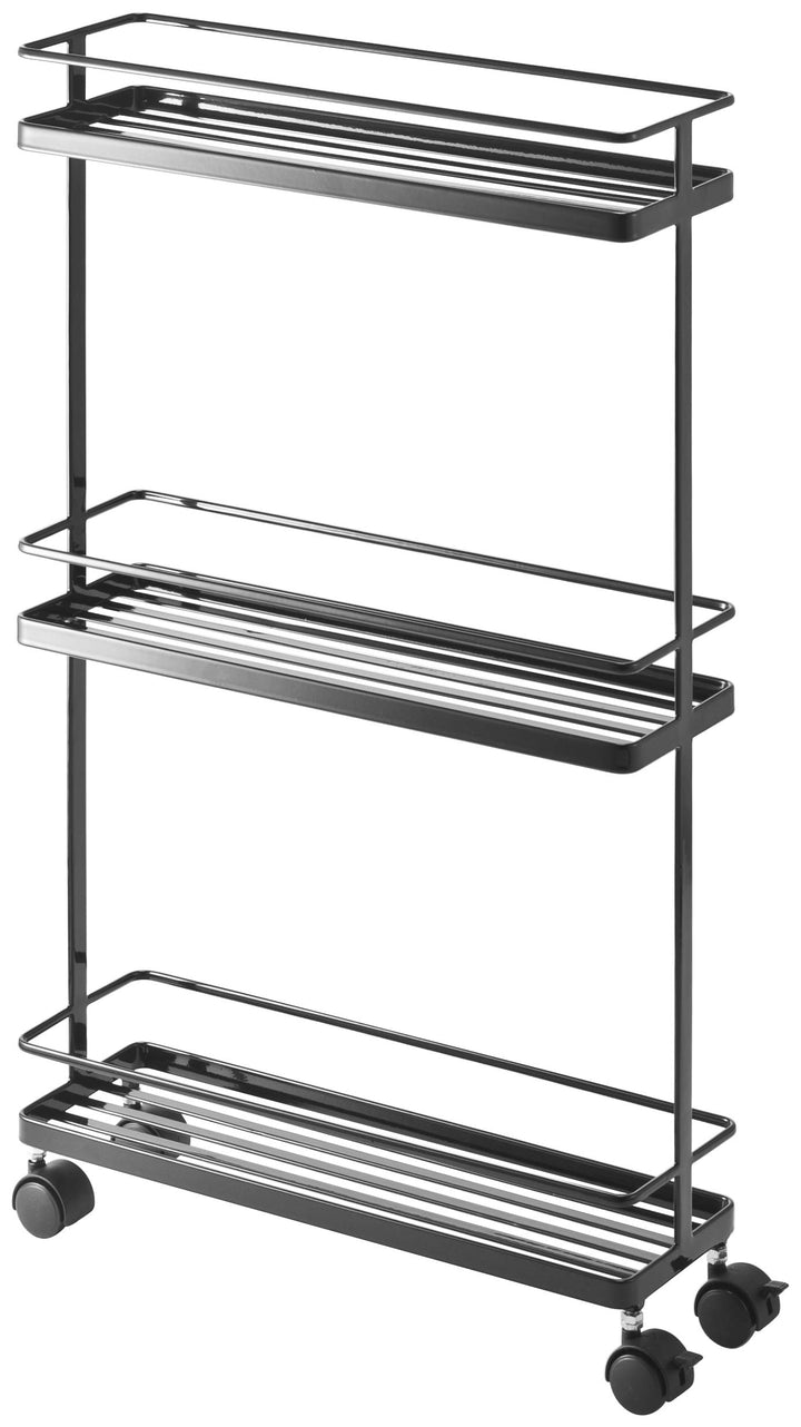 Storage Cart - Tower - black Schwarz, Schwarz
