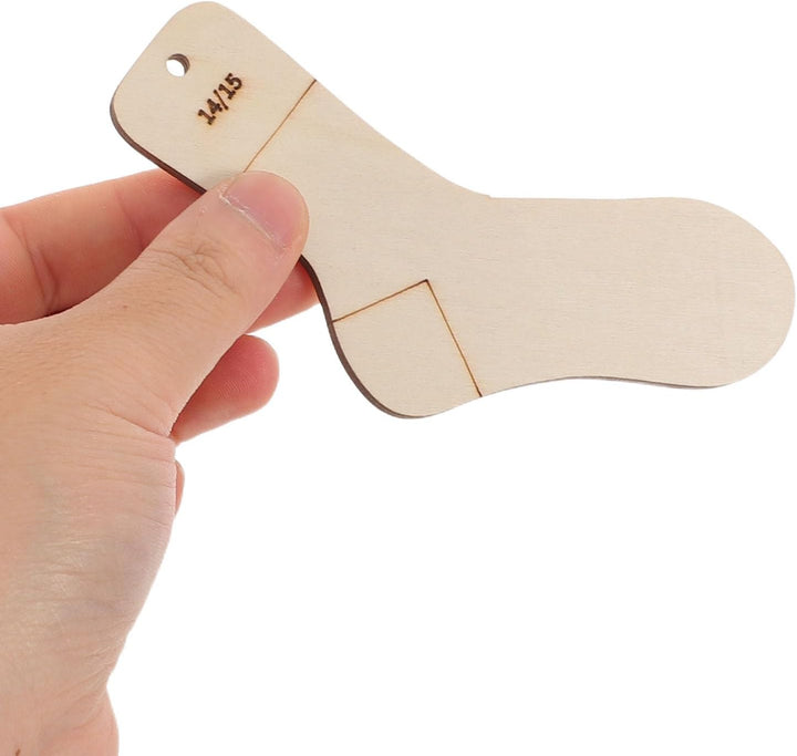 BELLIFFY 16 Stück Sockenblocker zum Strumpfstricken mit Leichtem Design als Strickwerkzeug für Zuhau