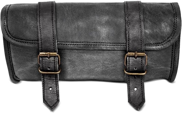 Werkzeugrolle Leder für Chopper/Custombike Custom Iron LR3 schwarz CB56112