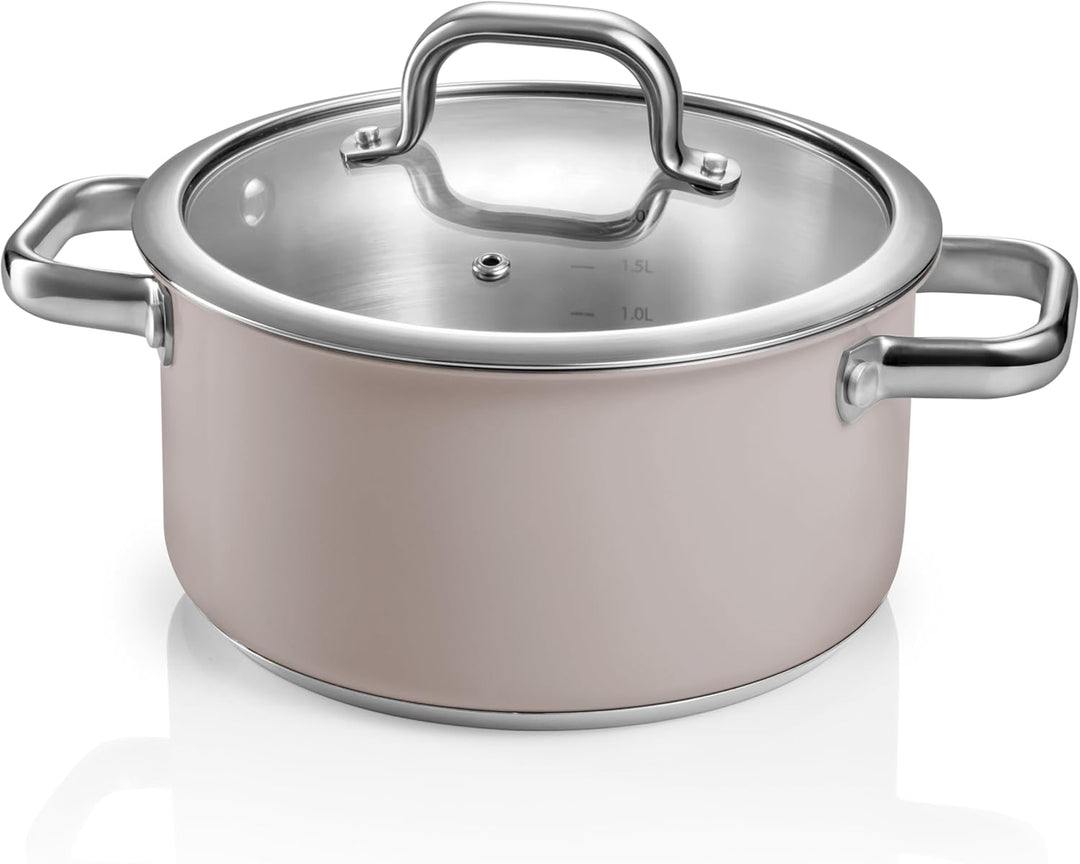 Tescoma Topfset DELIGHT Taupe, 8-teilig