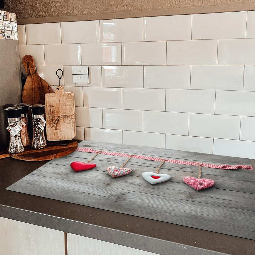 KitchenYeah© Herdabdeckplatte Einteilig Ceranfeld Abdeckplatte für Induktionsschutz Ceranfeldabdecku