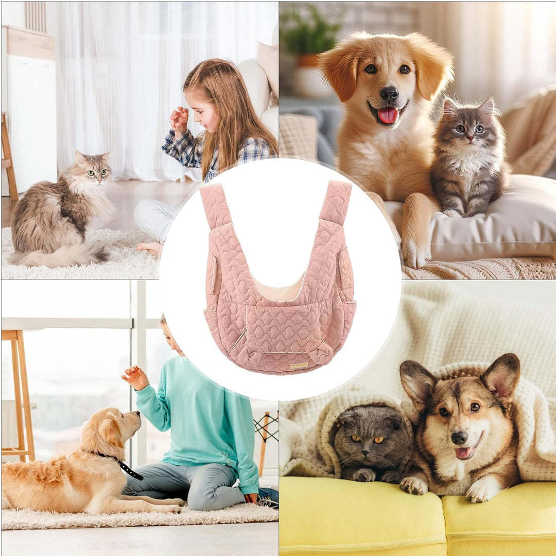 Katzenrucksack,Atmungsaktiv Und Weich Mit Taschen,Kleine Hunde Trage Rucksack Und Reisetasche | Für