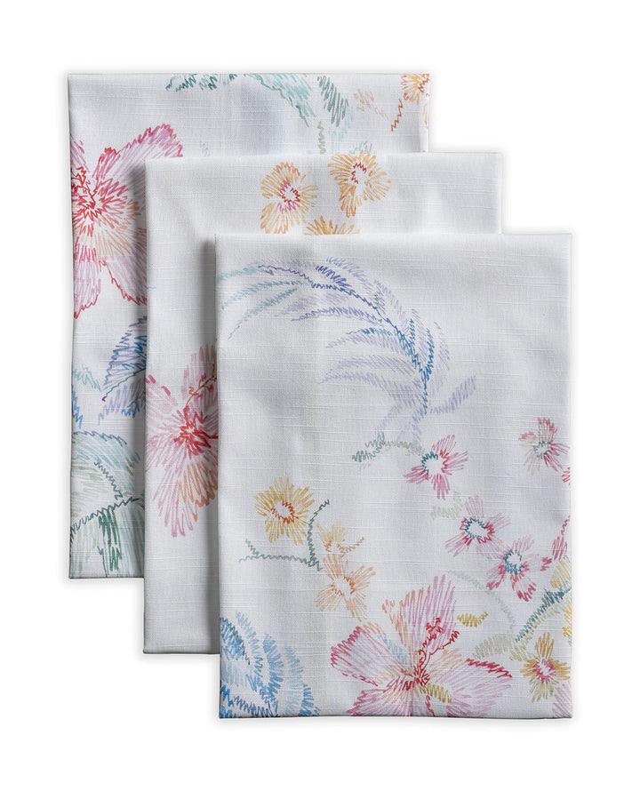 Maison d' Hermine Küchenhandtuch, 100% Baumwolle Set von 3, schnelle chemische Reinigung, Geschirrtu