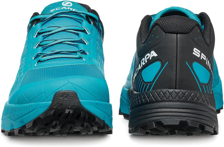 Scarpa Herren Spin Ultra Schuhe Trailrunningschuhe 46,5 (11,5 UK) Azure Black, 46,5 (11,5 UK) Azure