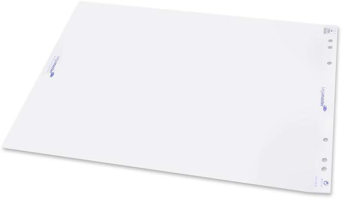 Legamaster 7-156000 Flipchart-Papier, 5 Blöcke mit je 20 Blatt, blanko, Blanko