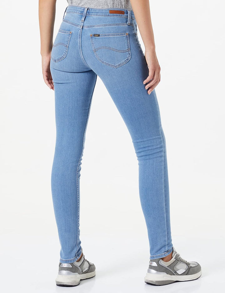 Damen Skinny Jeans Scarlett Stretch Deluxe 26W / 33L Blau (Light Taos Je), 26W / 33L Blau (Light Tao