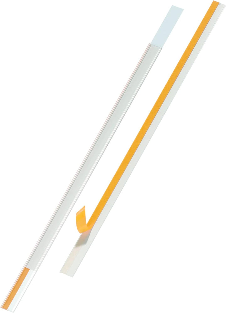 Durable Scannerschienen Scanfix inkl. Etiketten, 1000 x 20 mm, transparent, 25 Stück, 802619, 1000 x