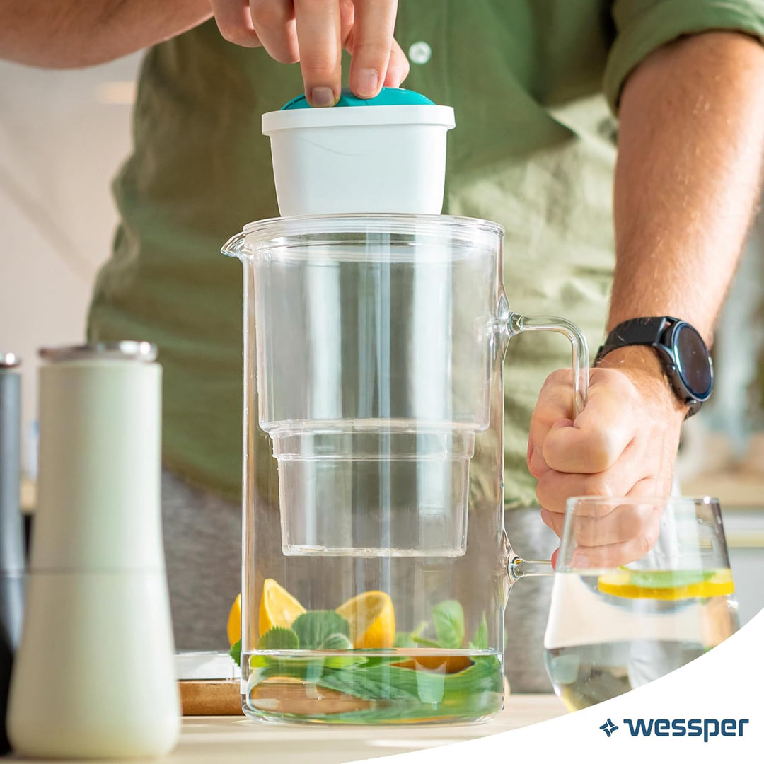 Wessper Alkalisches Wasser-Alkalische Wasserfilter Kartusche, hoher pH-Wert, Pack 12, Pack 12