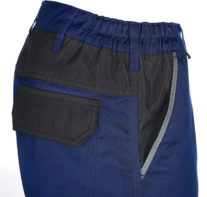TMG | Leichte Arbeitshose für Herren, lang, ideal für Sommer, Cargohose mit Kniepolster, mit Taschen