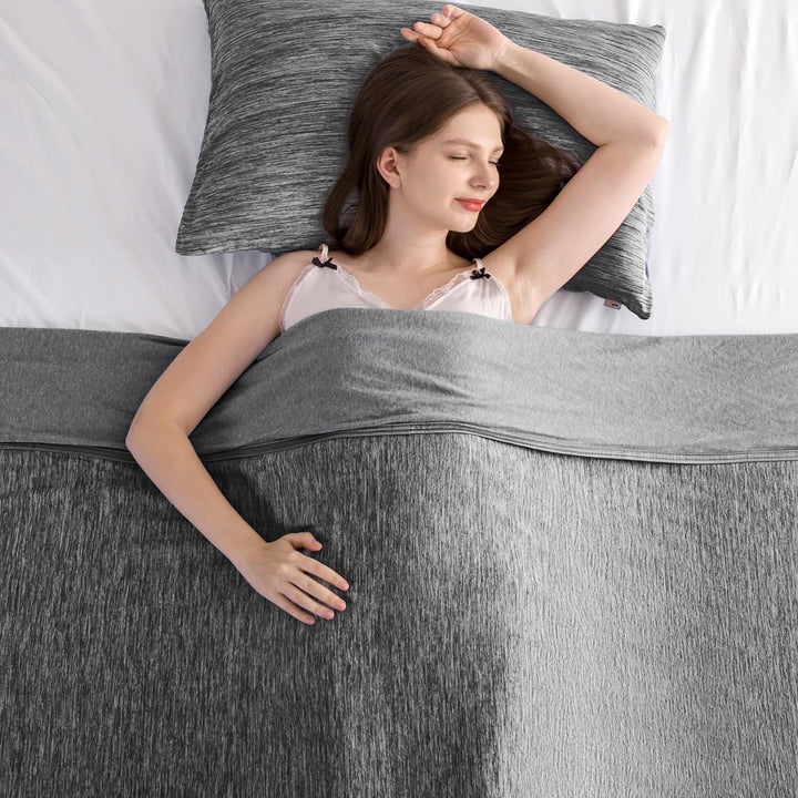 Elegear Kühldecke leichte Sommerdecke, Körper kühl halten, Arc-Chill 3.0 Kühlfasern Q-Max>0,5 Selbst