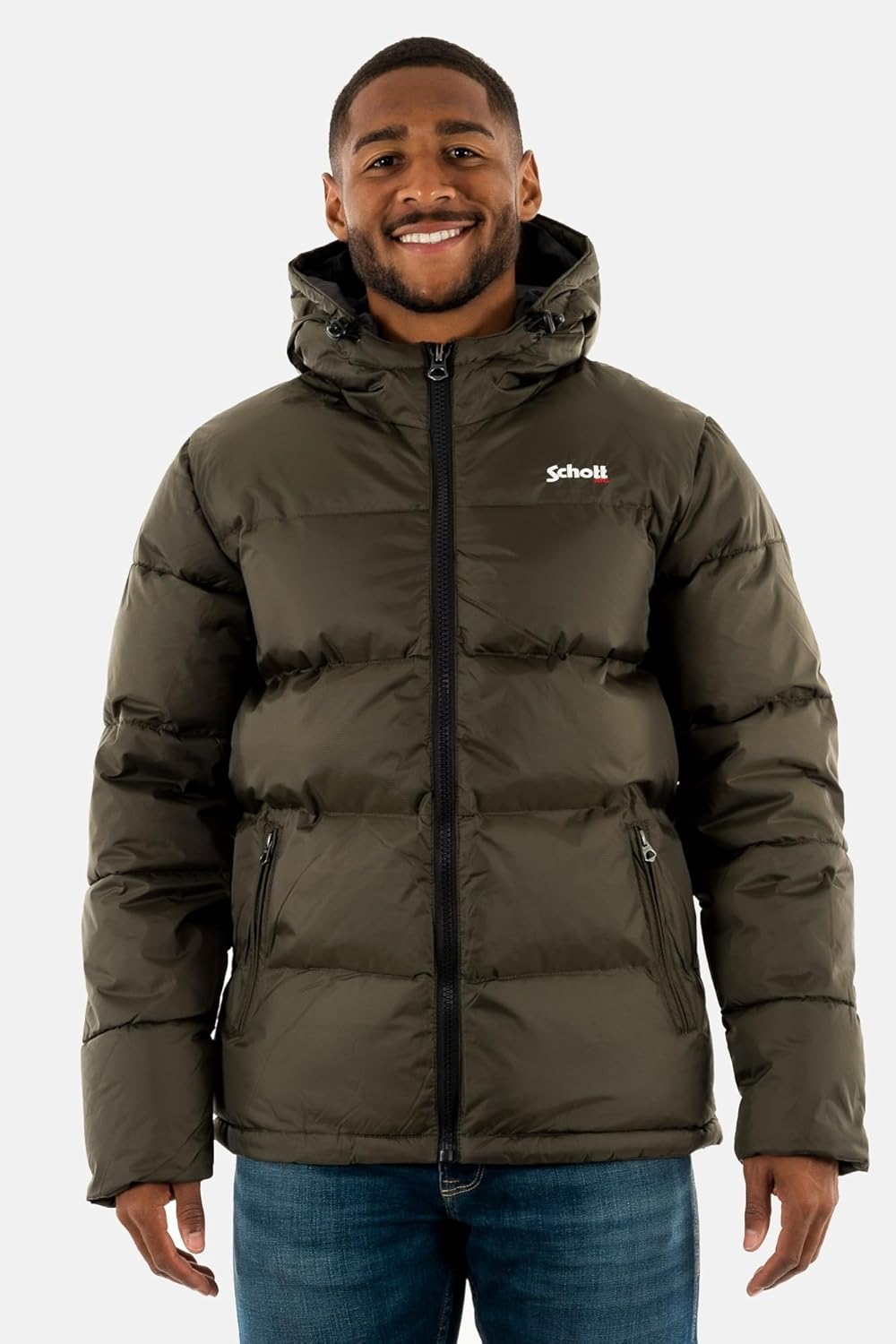 Schott NYC Unisex Idaho2 Jacke XS Khaki, XS Khaki