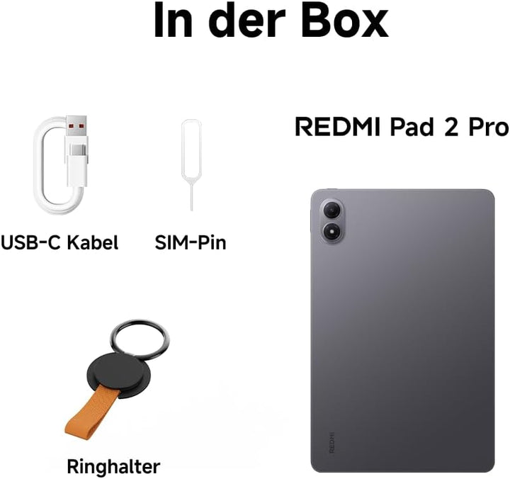 XIAOMI REDMI Pad 2 Pro, 6+128GB, 12,1" 2,5K 120Hz Display, Riesiger 12.000mAh (typ) Akku, 4nm Prozes