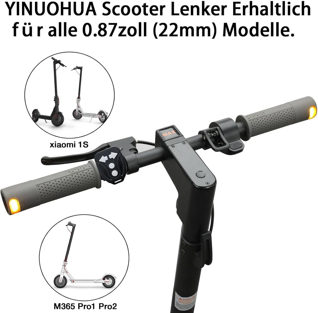 Scooter Blinklicht Griff E Scooter Blinker, Lenkerleuchte Licht Warnleuchte Scooter-Ersatzhandgriff