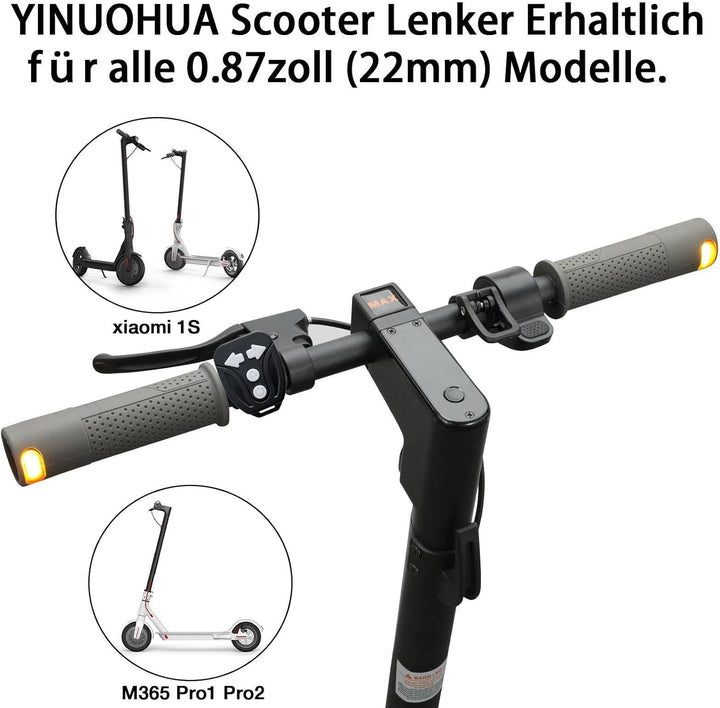 Scooter Blinklicht Griff E Scooter Blinker, Lenkerleuchte Licht Warnleuchte Scooter-Ersatzhandgriff