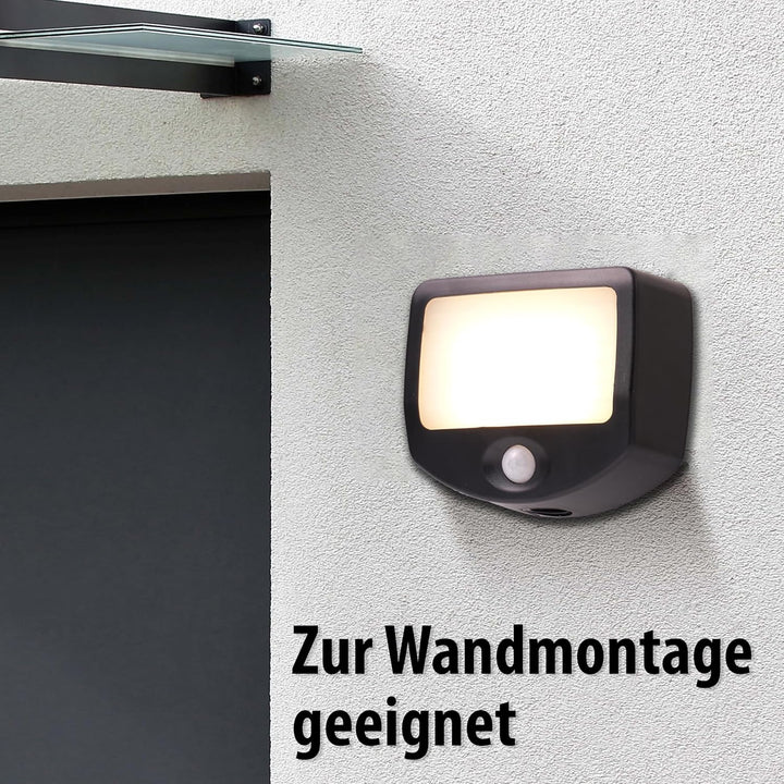 Northpoint LED Batterie Strahler Fluter Sicherheitsleuchte 6er Set mit Funk-Aktivierung Bewegungsmel