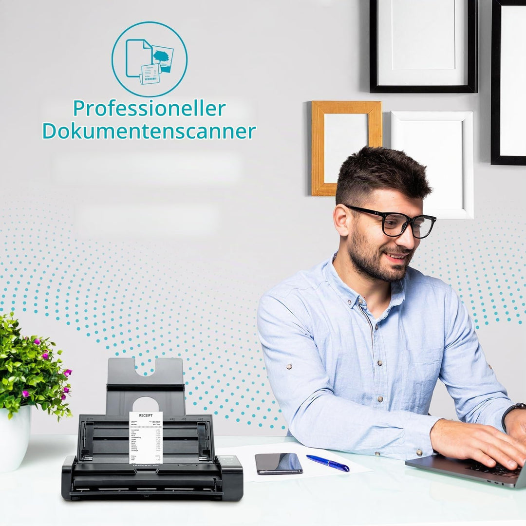 IRIScan PRO Scanner dokumentenscanner A4 20PPM ADF20 Duplex -v5: PDF-Editor, USB+AC-betrieben, PDF-S