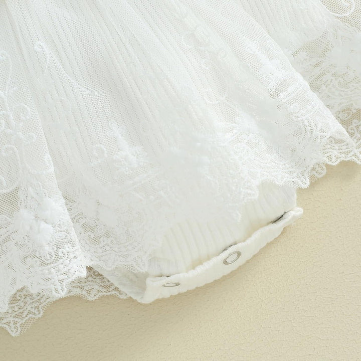 Baby Mädchen Sommerkleidung Spitzen-Strampler Erdbeer-Druck Ärmelloser Body Kleid Stirnband Sets Neu