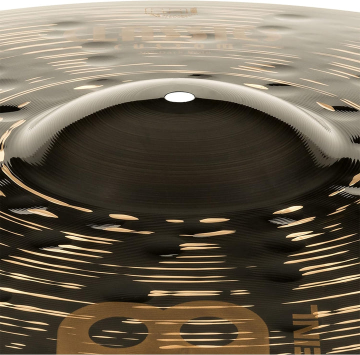 Meinl Cymbals Classics Custom Dark Ride 20 Zoll (Video) Schlagzeug Becken (50,80cm) B12 Bronze, Dunk