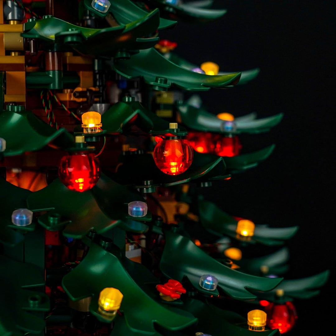 Fernbedienung Led Licht Set Kompatibel mit Lego Family Christmas Tree Decoration 41843 (Kein Modell)