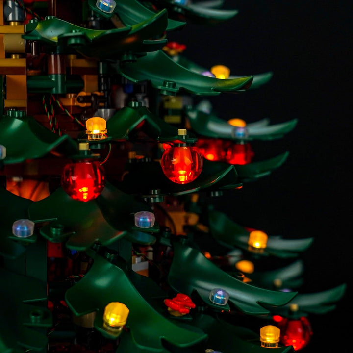 Fernbedienung Led Licht Set Kompatibel mit Lego Family Christmas Tree Decoration 41843 (Kein Modell)