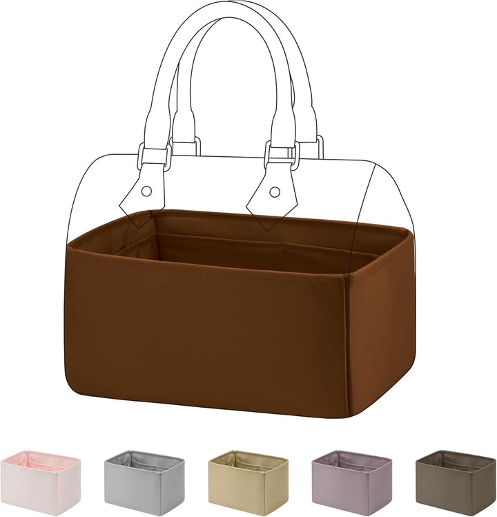 DGAZ Handtasche Tasche Organizer, Seide Innentaschen für LV Speedy Nano/20/25/30/35/40/45 Tasche, Le